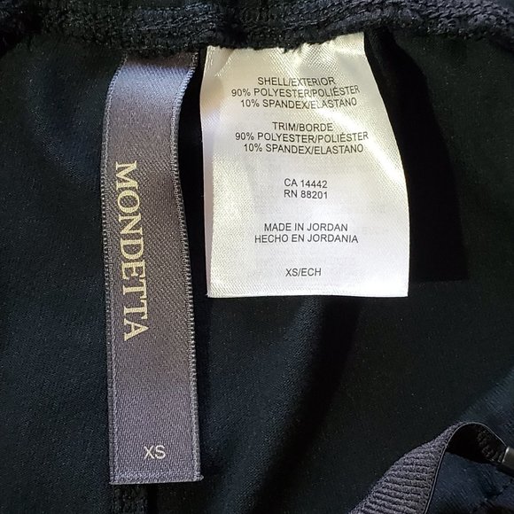 MONDETTA Ladies Active Bermuda Black Short, Size XS - Picture 9 of 15